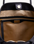EBIKON | Shopper Kalbsleder mit Velour classic schwarz/ gold - innen