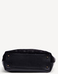 EBIKON | Shopper Kalbsleder mit Velour classic schwarz/ gold - von unten