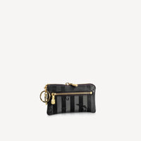 AUBRIG | Portachiavi classico nero/oro