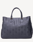 UMIKEN | Handtasche classic schwarz/gold hinten
