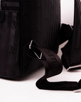 GLARUS | Rucksack classic schwarz/silber details