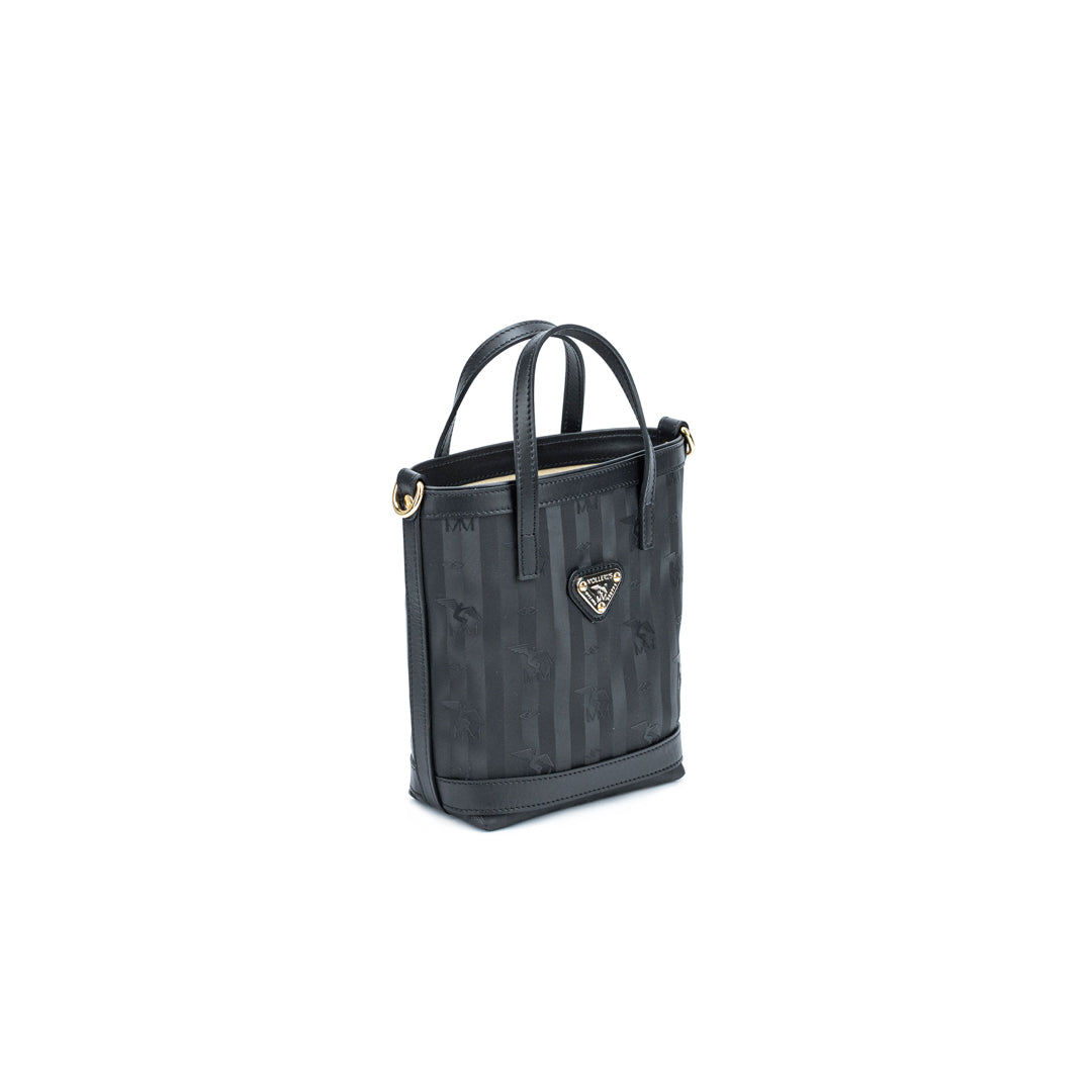 POMY | Shopper noir/or