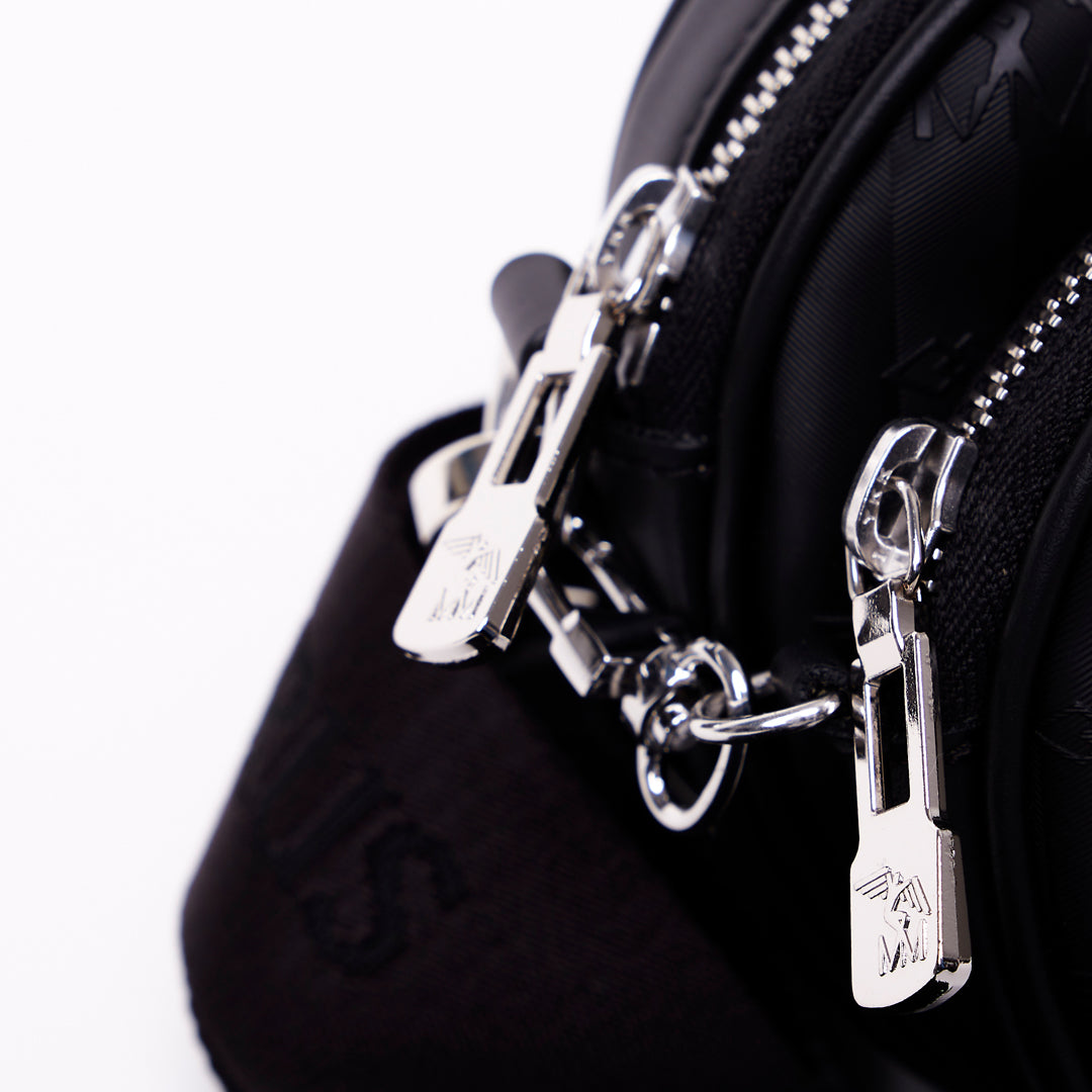 GAMS | Sac à bandoulière noir/argenté