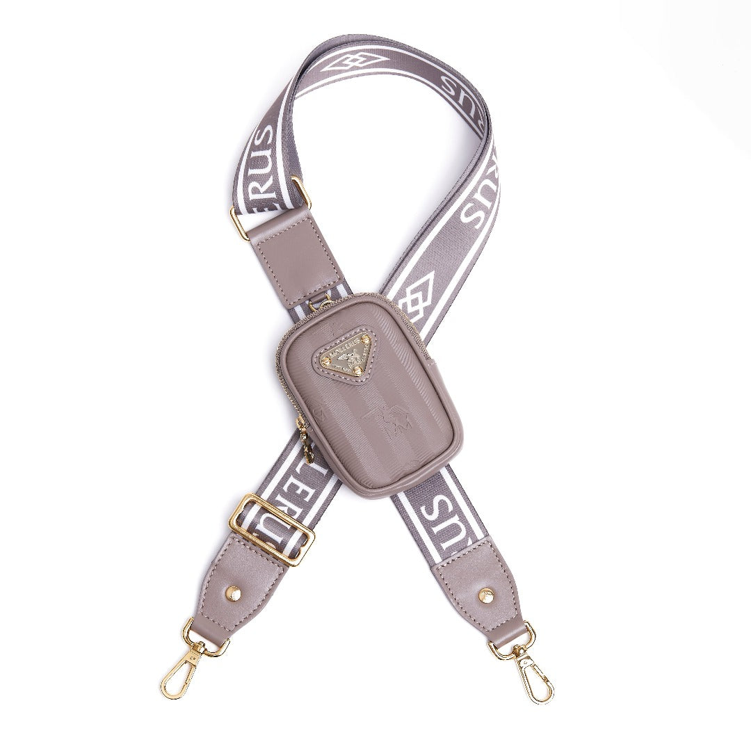  TIANA | shoulder strap taupe/gold