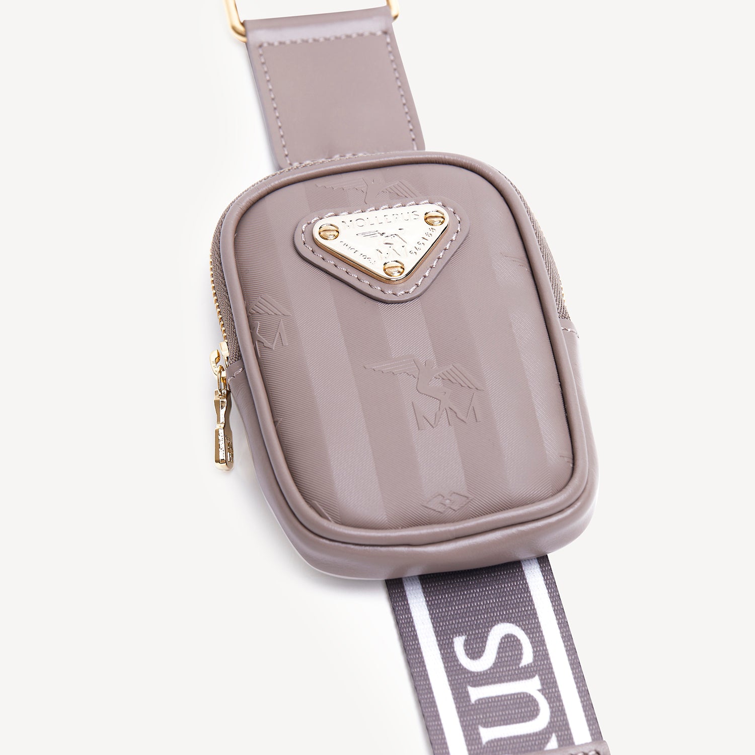 TIANA | bandoulière taupe gris/or