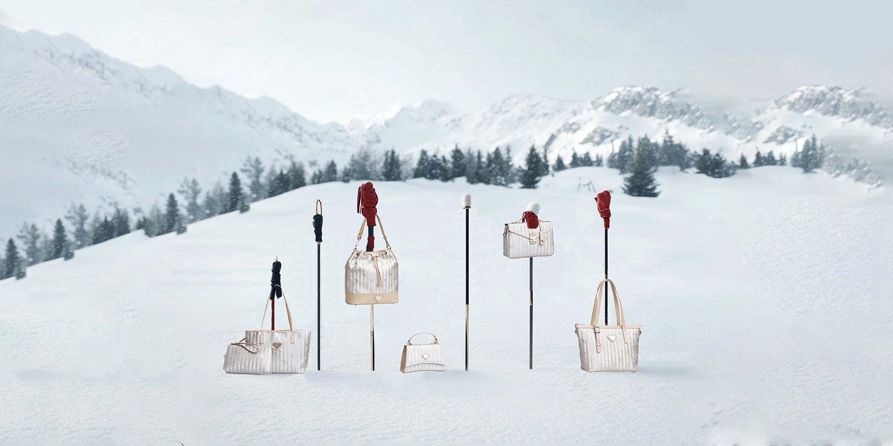 Kollektion in Metallic Silber