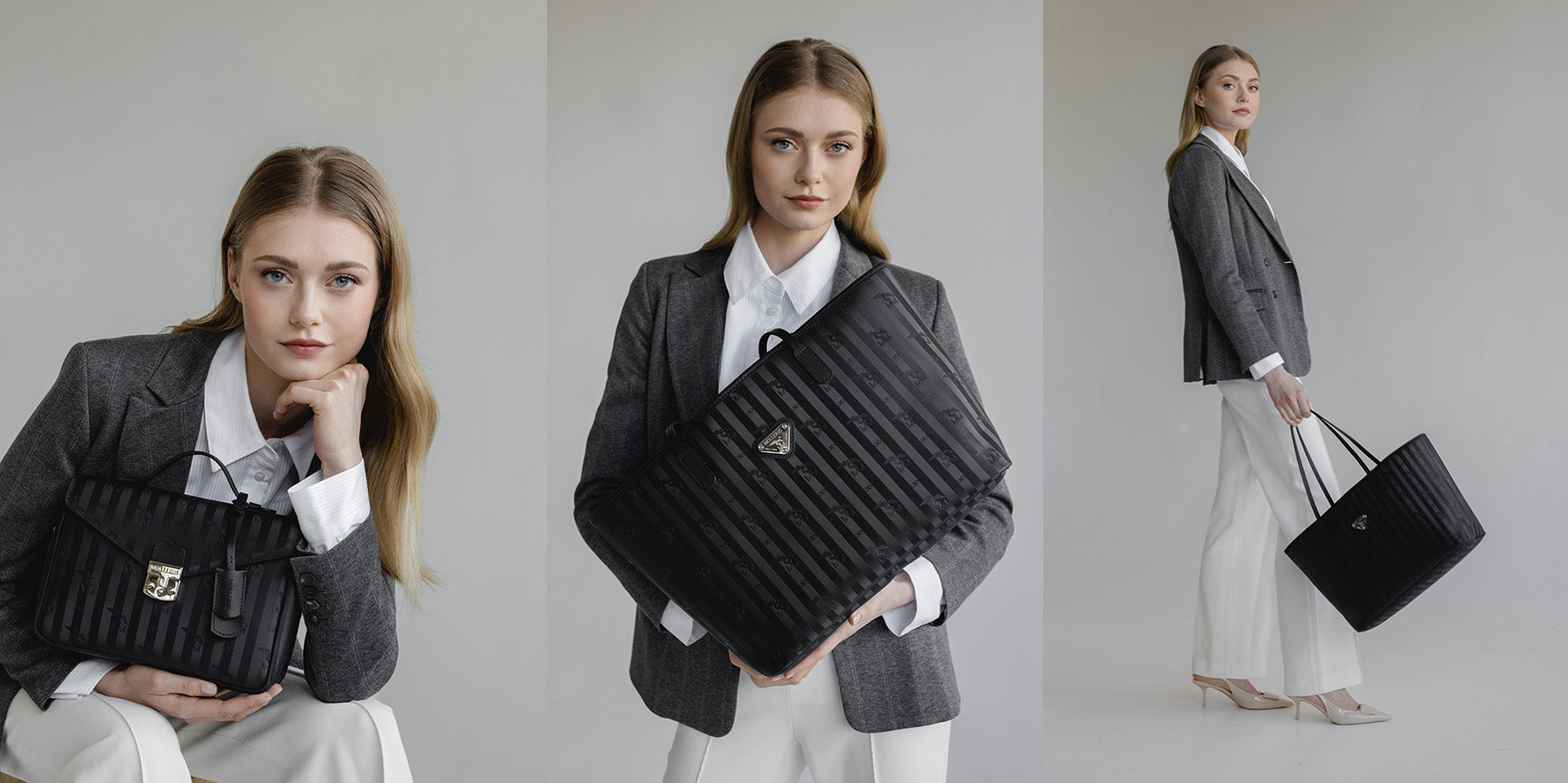Models mit Tasche Schwarz/Silber