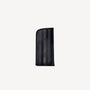 RUCHEN | Brillenetui classic schwarz/gold – frontal