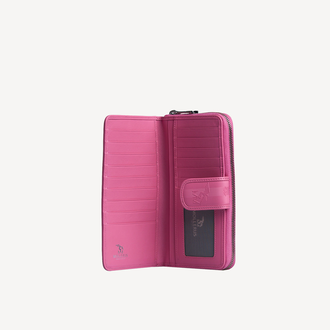 MATTERHORN | Portemonnaie bubble pink/silber - frontal