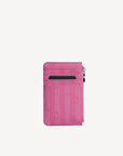 GY | Kreditkartenetui bubble pink/silber - frontal