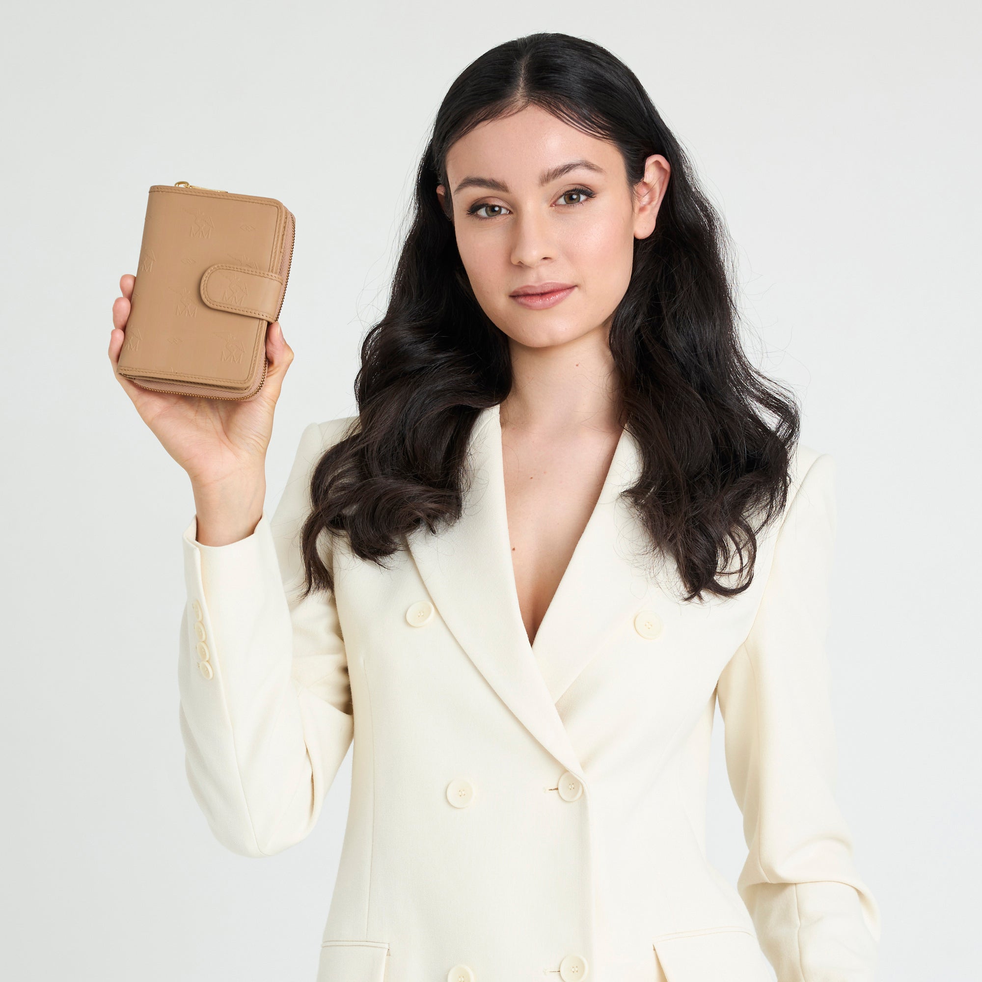 SAENTIS | Portemonnaie cappuccino beige/gold- on body