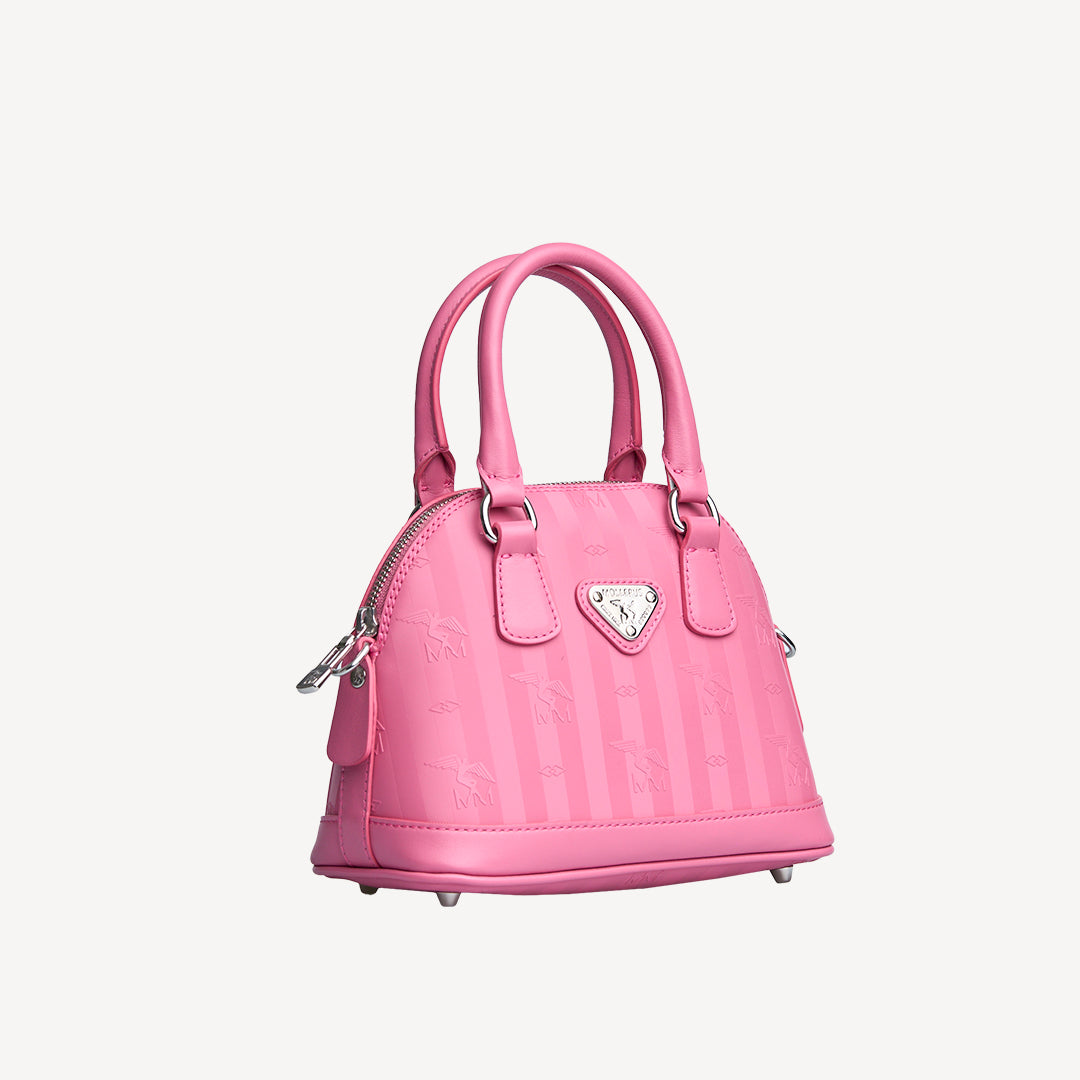 OETWIL | Umhängetasche bubble pink/silber - seitlich