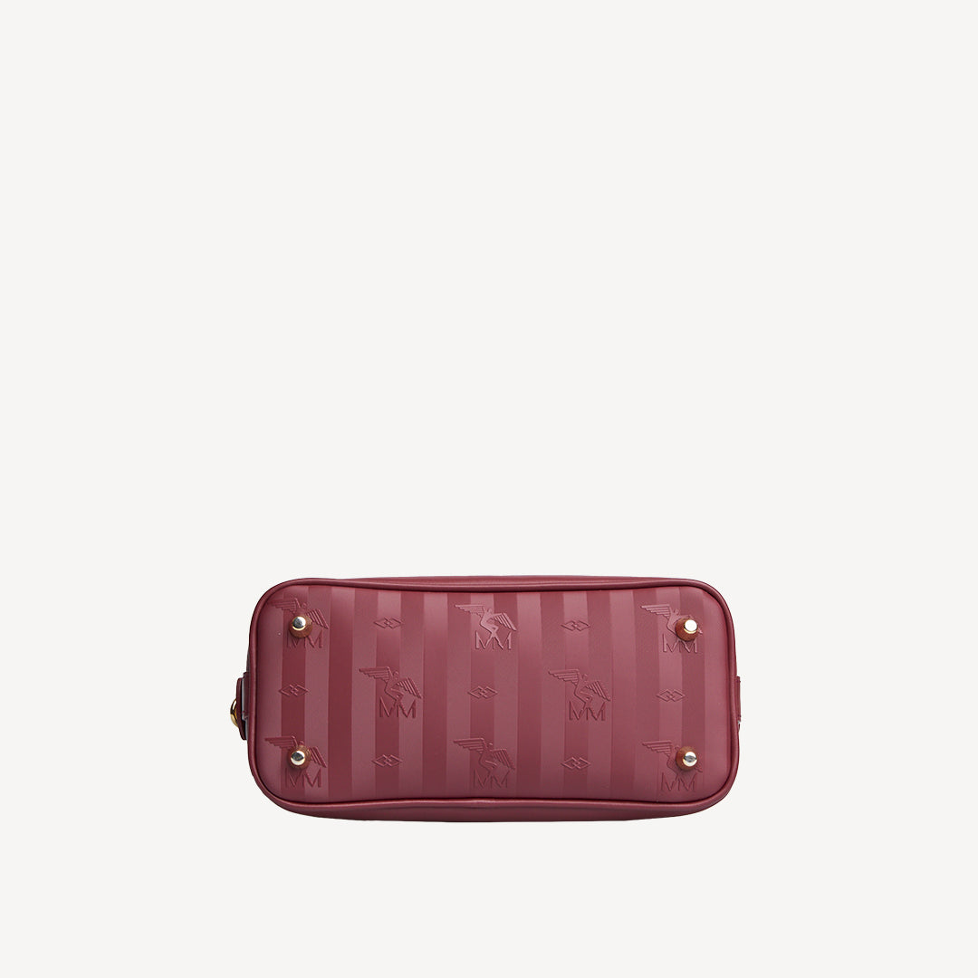 OETWIL | Handtasche antique rot/gold - von unten