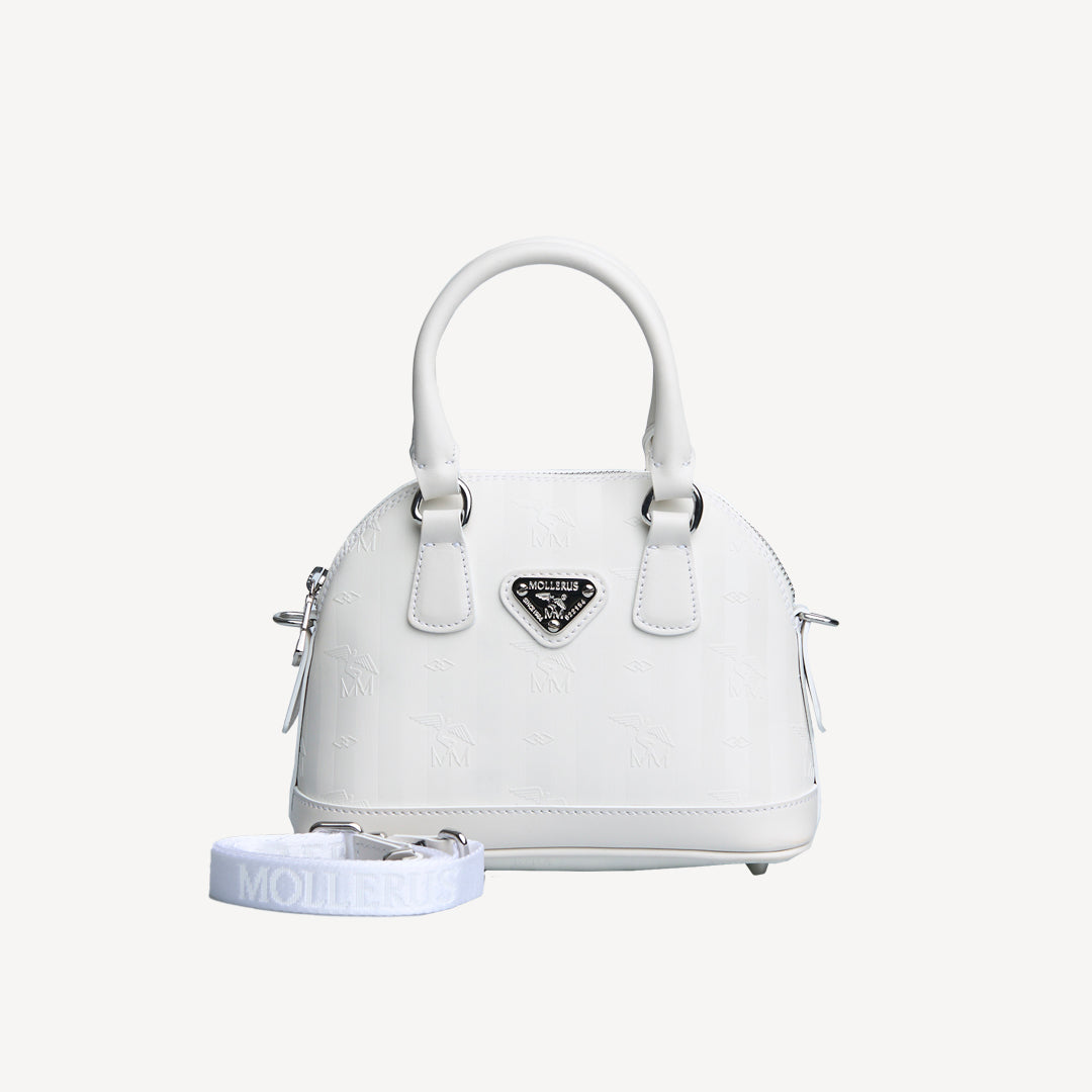 OETWIL | Handtasche snow white/silber - FRONTAL