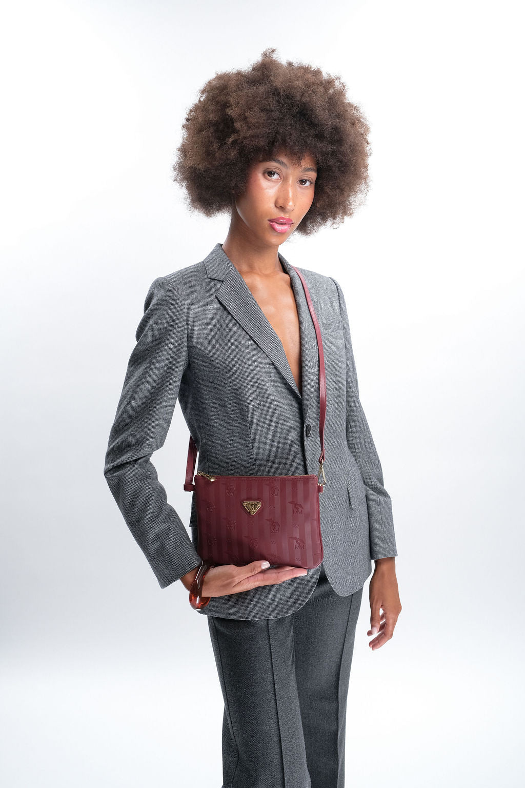 TAMINS | Shoulder bag antique red/gold