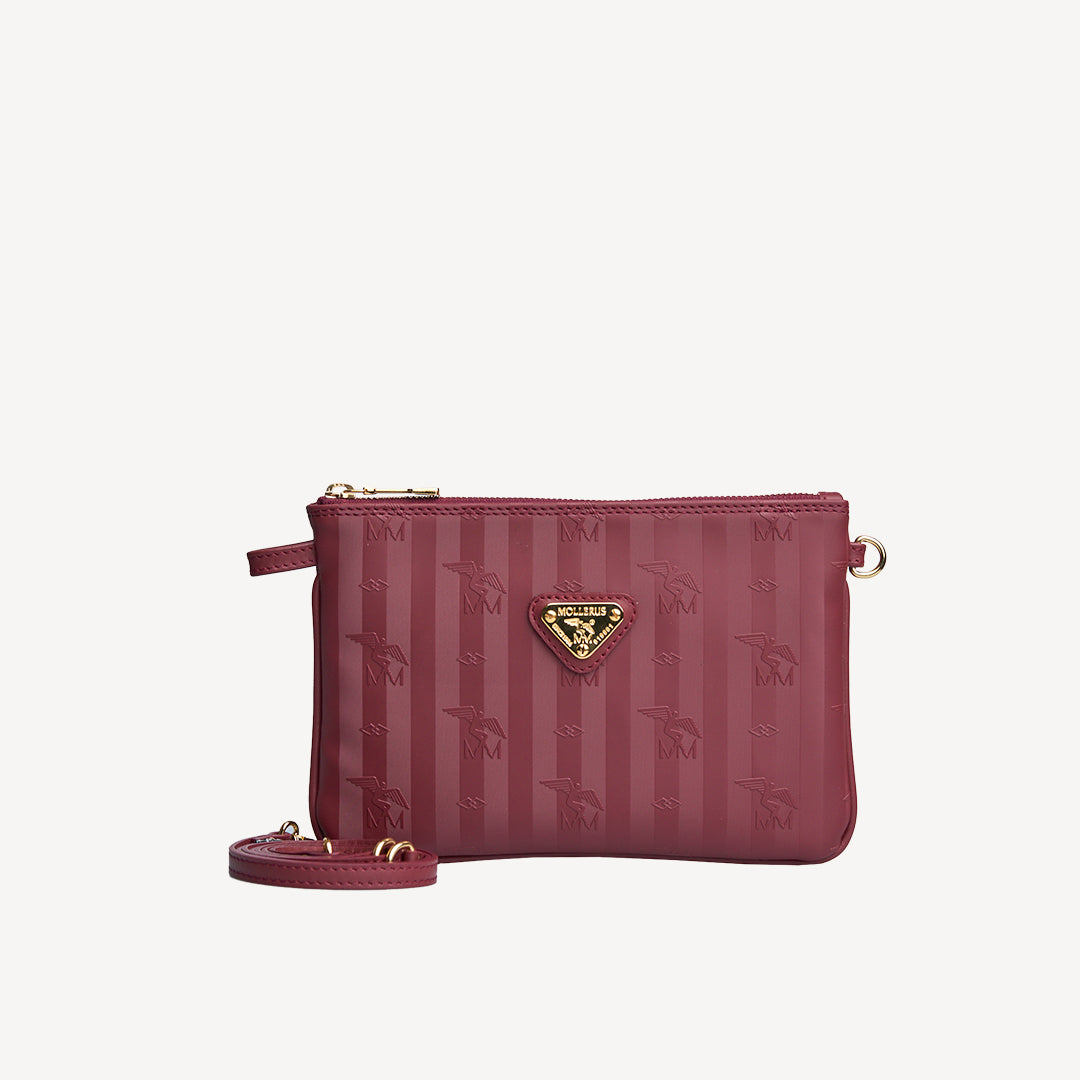 TAMINS | Umhängetasche antik rot/gold