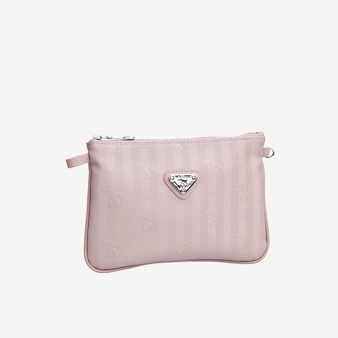 TAMINS | Umhängetasche soft rosé/silber - SEITLICH