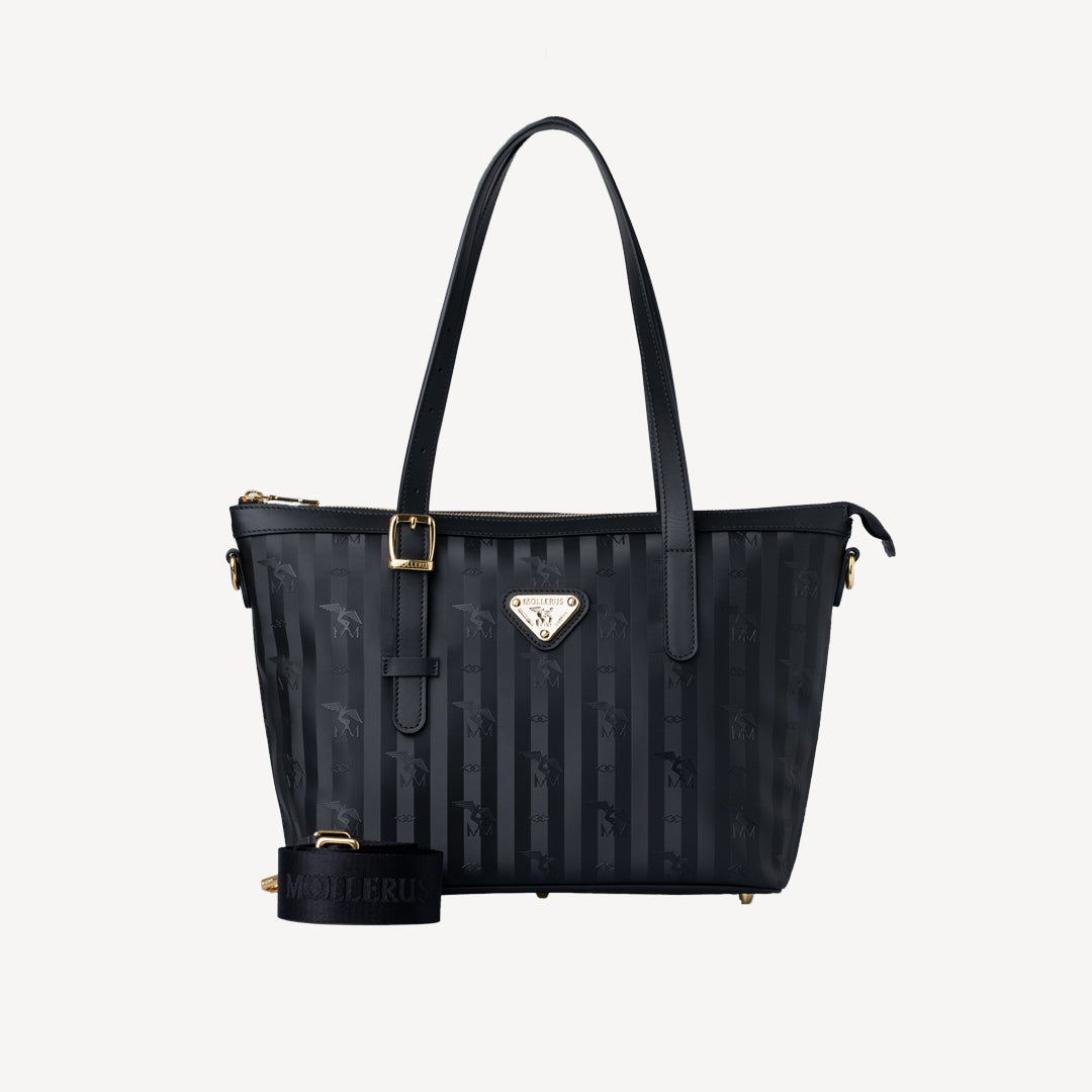VALLON | Shopper classic schwarz/gold - front