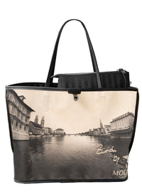 ZURICH | Shopper city classic black/gold