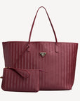 ZUERICH | Shopper antique rot/gold - FRONTAL