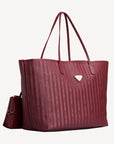 ZUERICH | Shopper antique rot/gold - seitlich