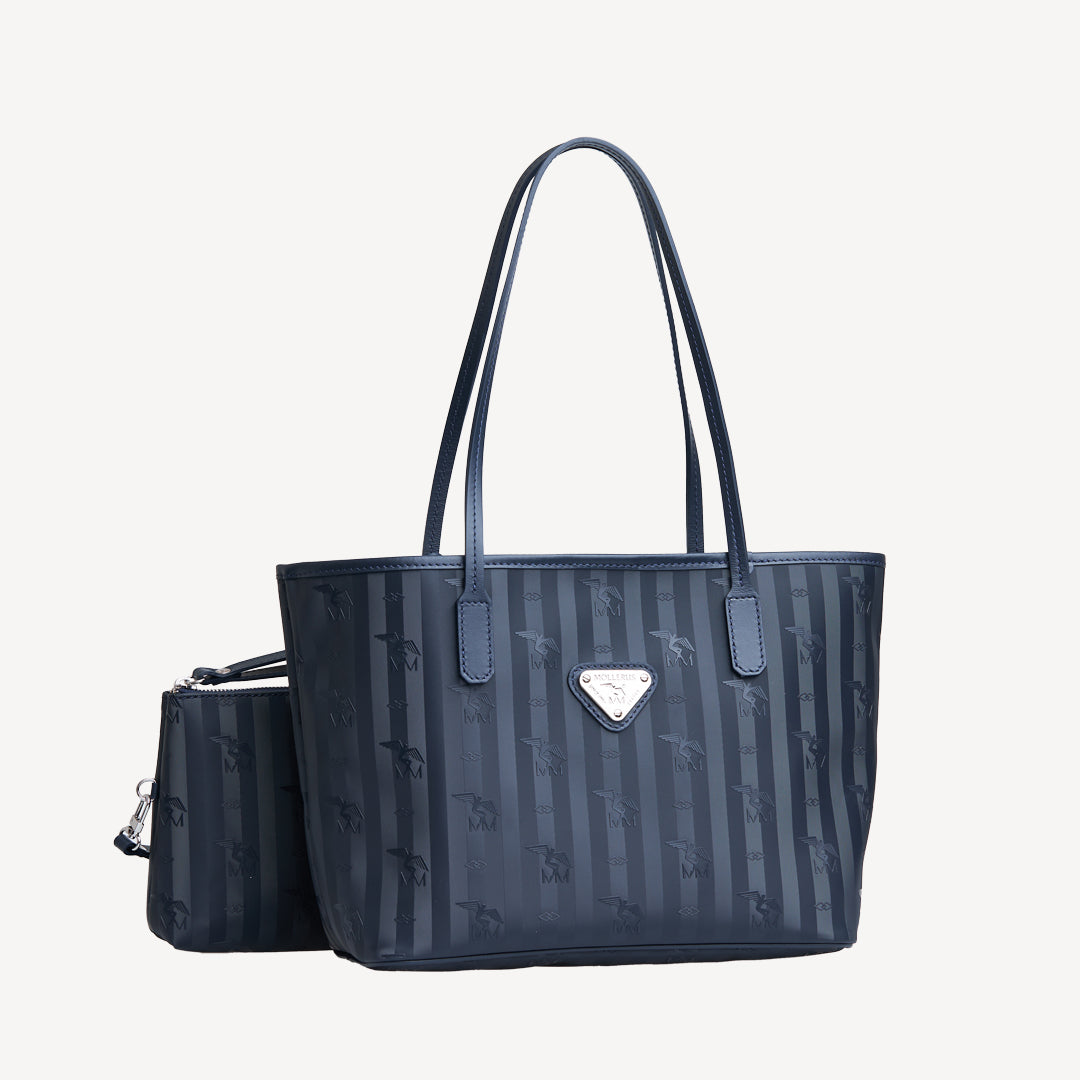 GENF | Shopper space blau/silber - SEITLICH