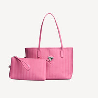 GENF | Shopper bubble pink/silver