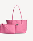 GENF | Shopper bubble pink/silber - FRONTAL