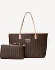 BERN | Shopper terra braun/honey/silber - front