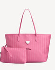 BERN | Shopper bubble pink/silber - FRONTAL