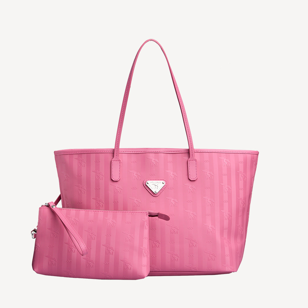 BERN | Shopper bubble pink/silber - FRONTAL