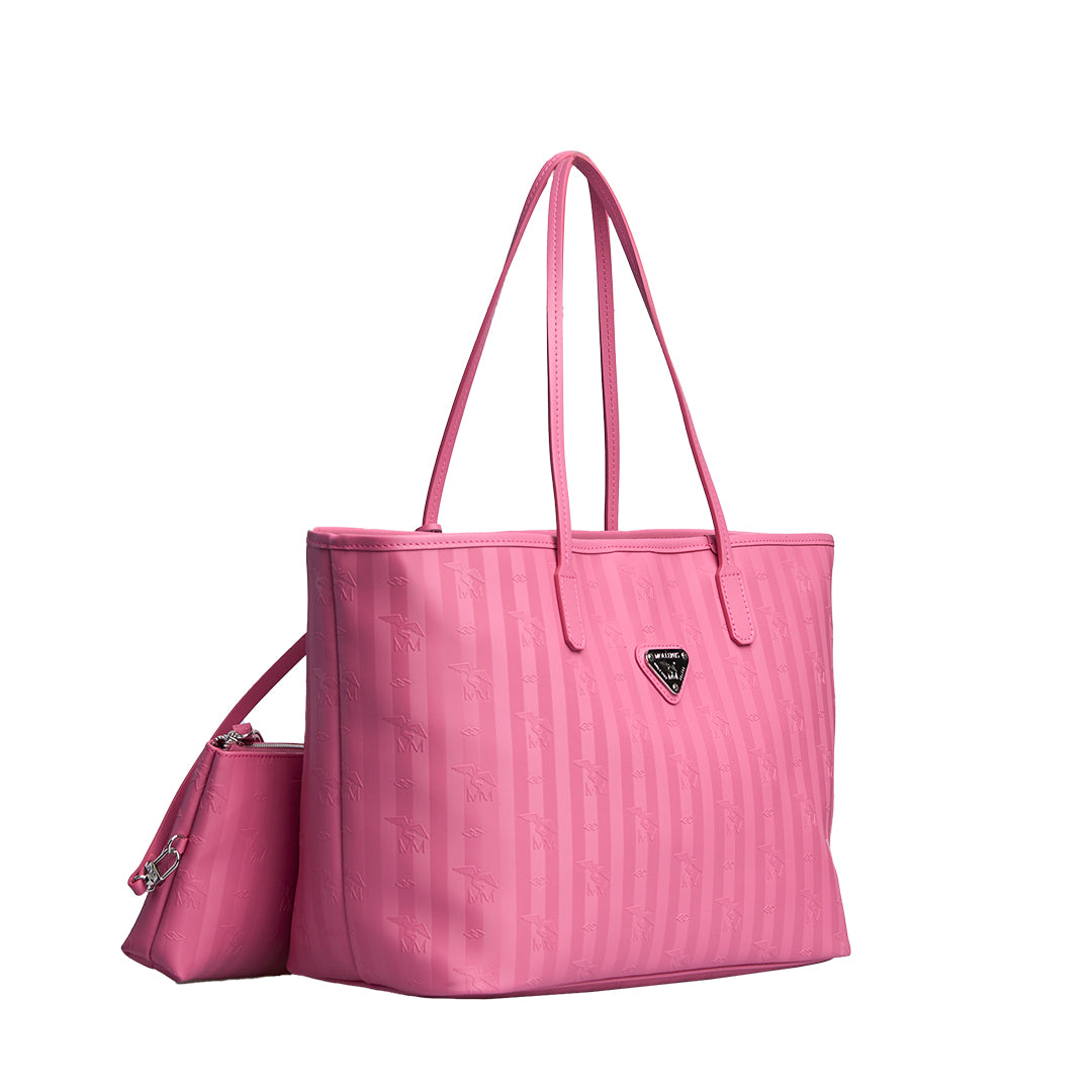 BERN | Shopper bubble pink/silver