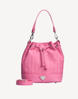 SION | Beuteltasche bubble pink/silber - FRONTAL