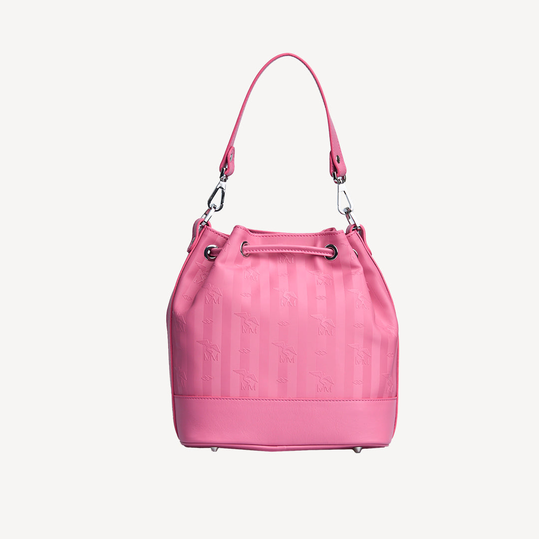 SION | Beuteltasche Mollerus bubble pink/silber - von hinten