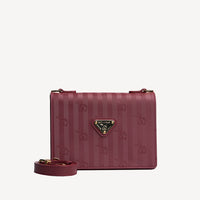 MELIDE | Sac bandoulière rouge antique/doré