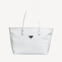 WINTERTHUR | Shopper with zipper snow white/silver