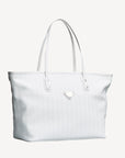 WINTERTHUR | Shopper mit Reissverschluss snow weiss/silber - seitlich