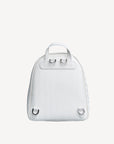 Mollis | Rucksack snow weiss/silber - von hinten