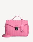 MARLY | Umhängetasche bubble pink/silber - FRONTAL
