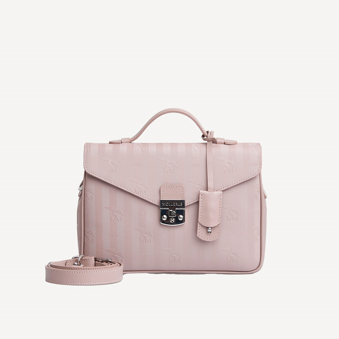 MARLY | Umhängetasche soft rosé/silber - FRONTAL