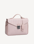 MARLY | Umhängetasche soft rosé/silber - SEITLICH