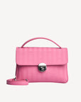 SIGNAU | Umhängetasche bubble pink/silber - frontal
