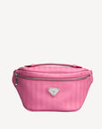 BRIENZ | Gürteltasche bubble pink/silber - frontal
