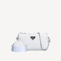 ZELL | Shoulder bag snow white/silver