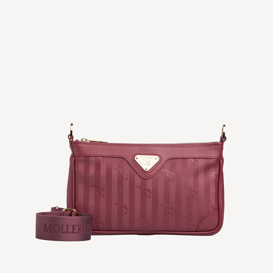 FLUMS | Shoulder bag antique red/gold 