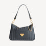 CASTIEL | Schultertasche classic schwarz/gold - frontal