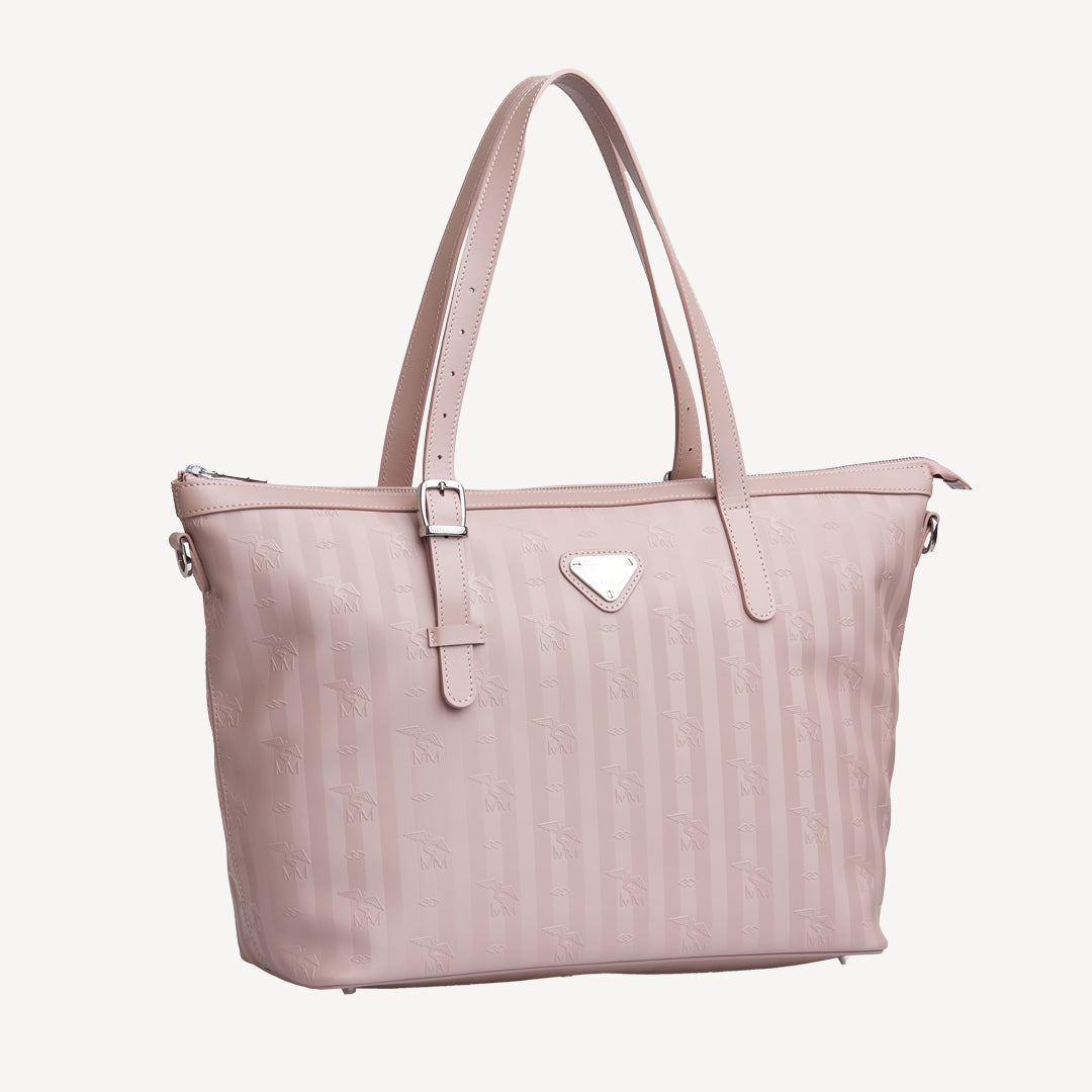 GISWIL | Shopper soft rosé/silber - SEITLICH