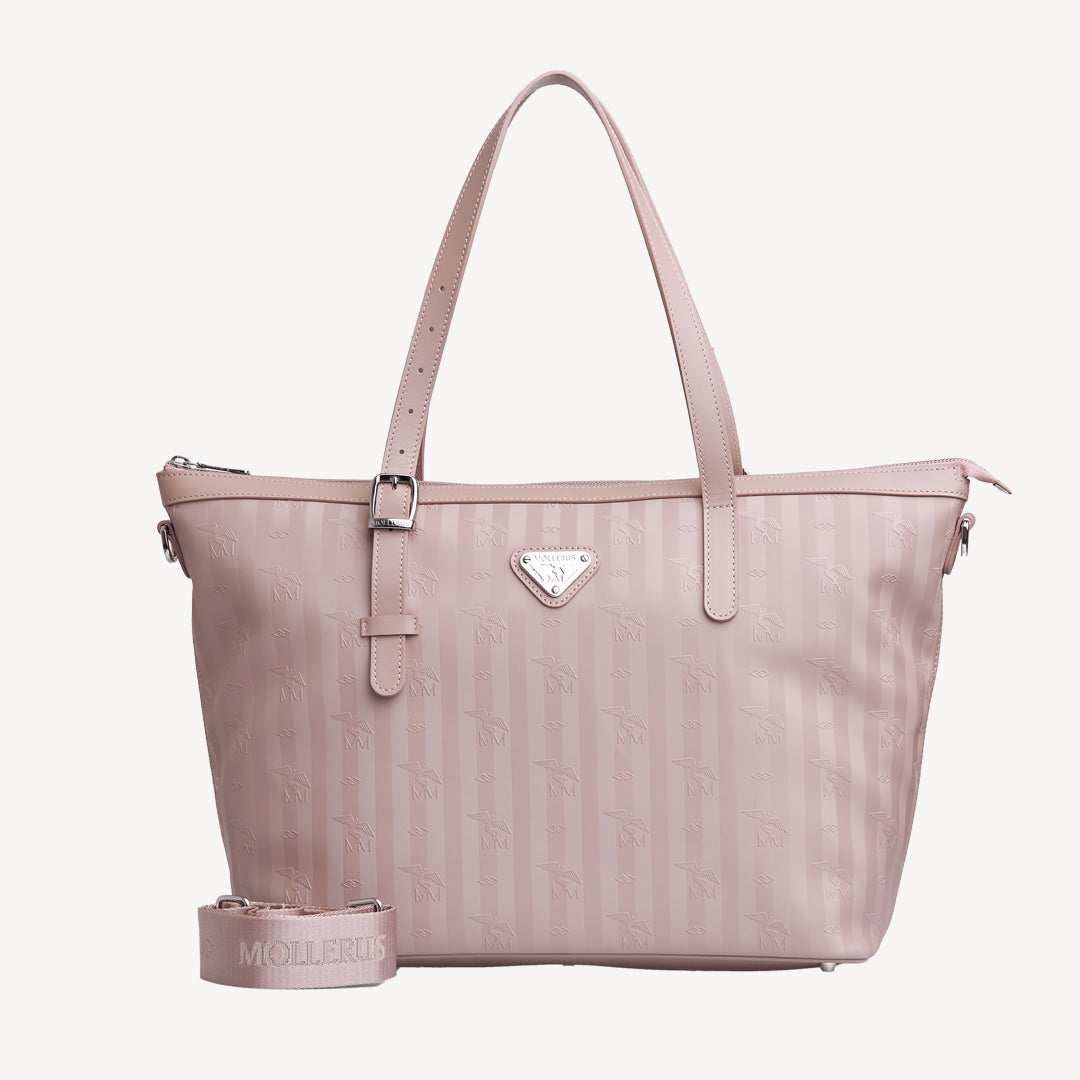 GISWIL | Shopper soft rosé/silber - FRONTAL
