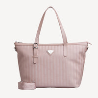 GISWIL | Shopper with zipper soft rose/silver