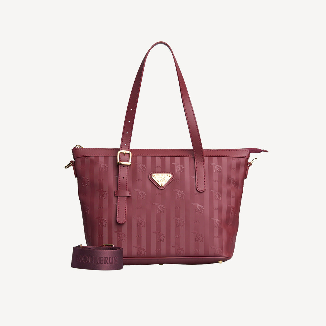VALLON | Shopper antique rot/gold - frontal